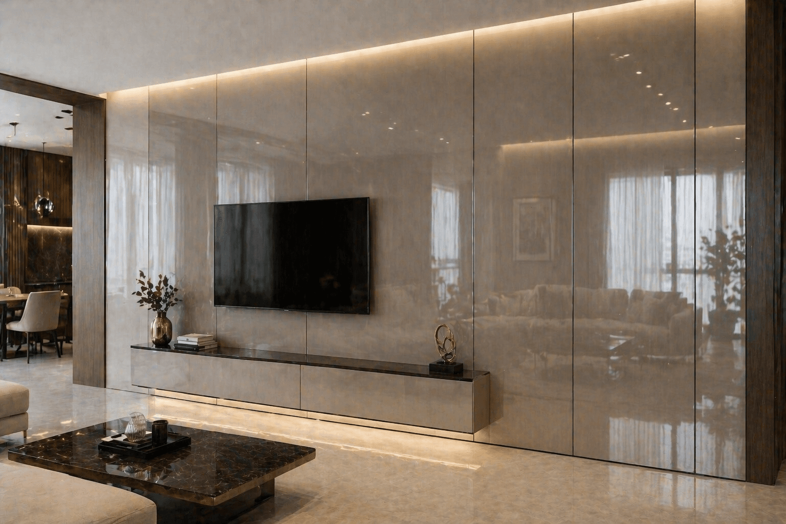 Acrylic & Metallic Feature Panels
