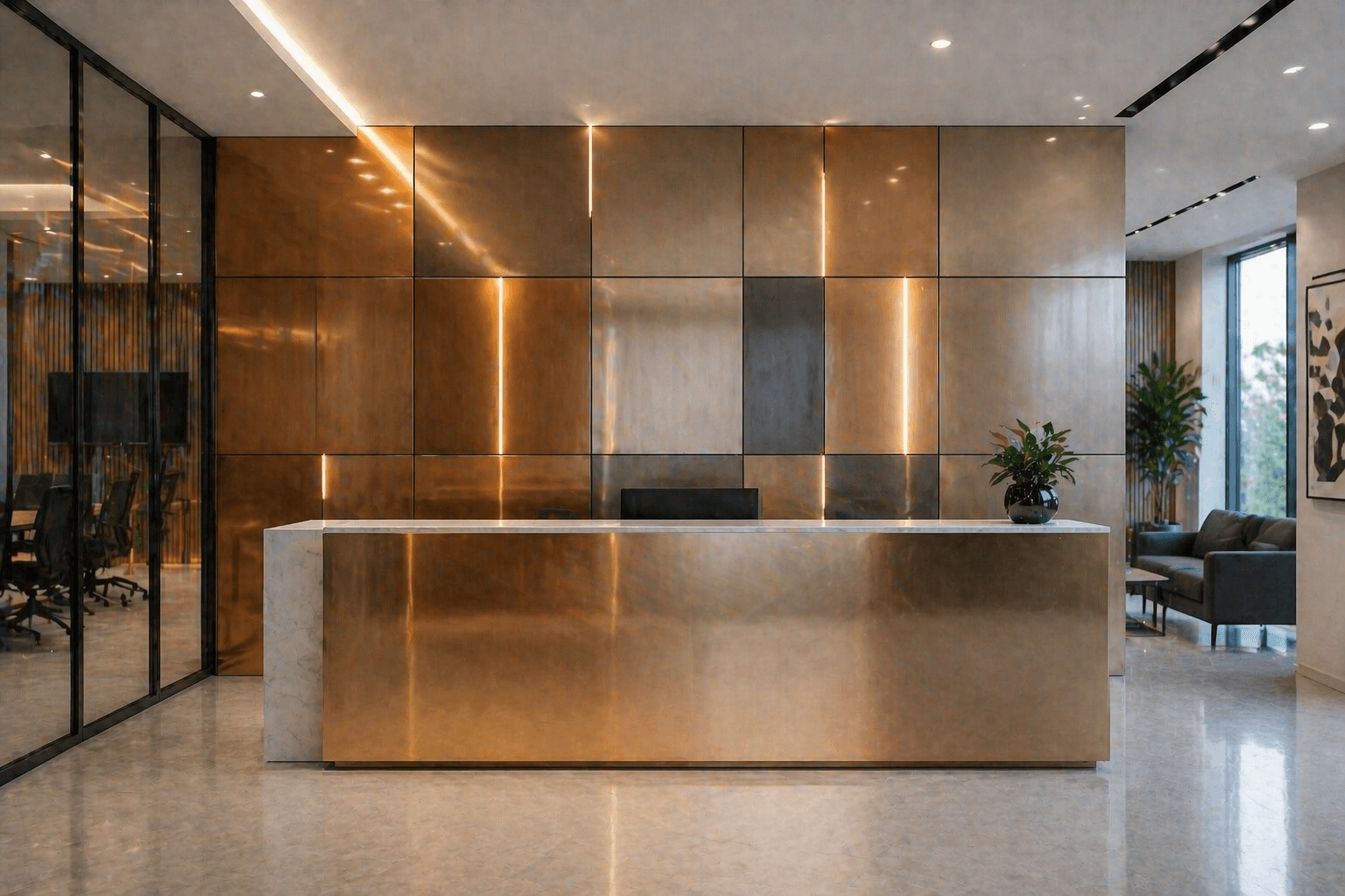 Acrylic & Metallic Feature Panels