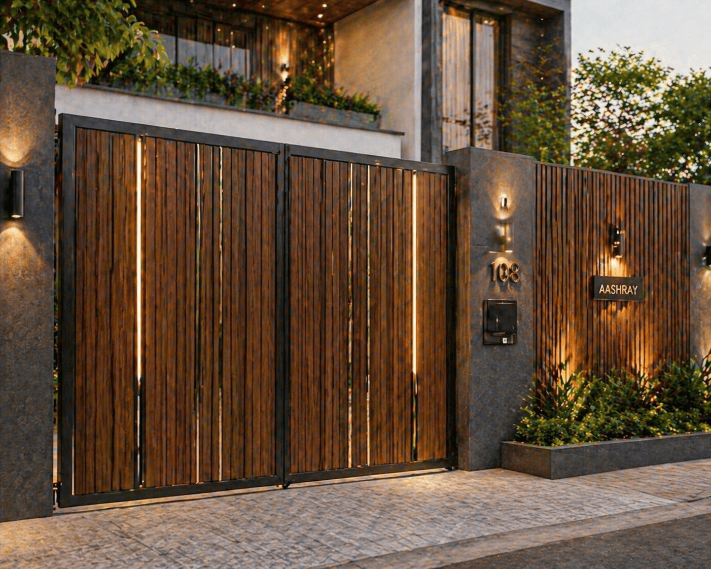 Gate & Entrance Cladding