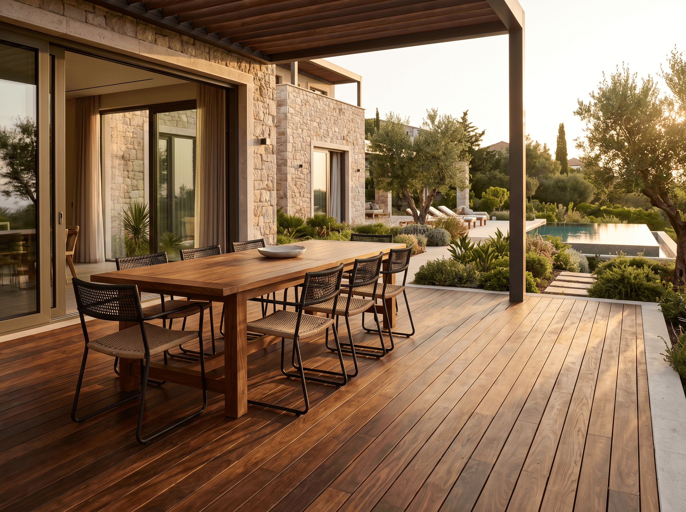 Natural Wood Decking 1