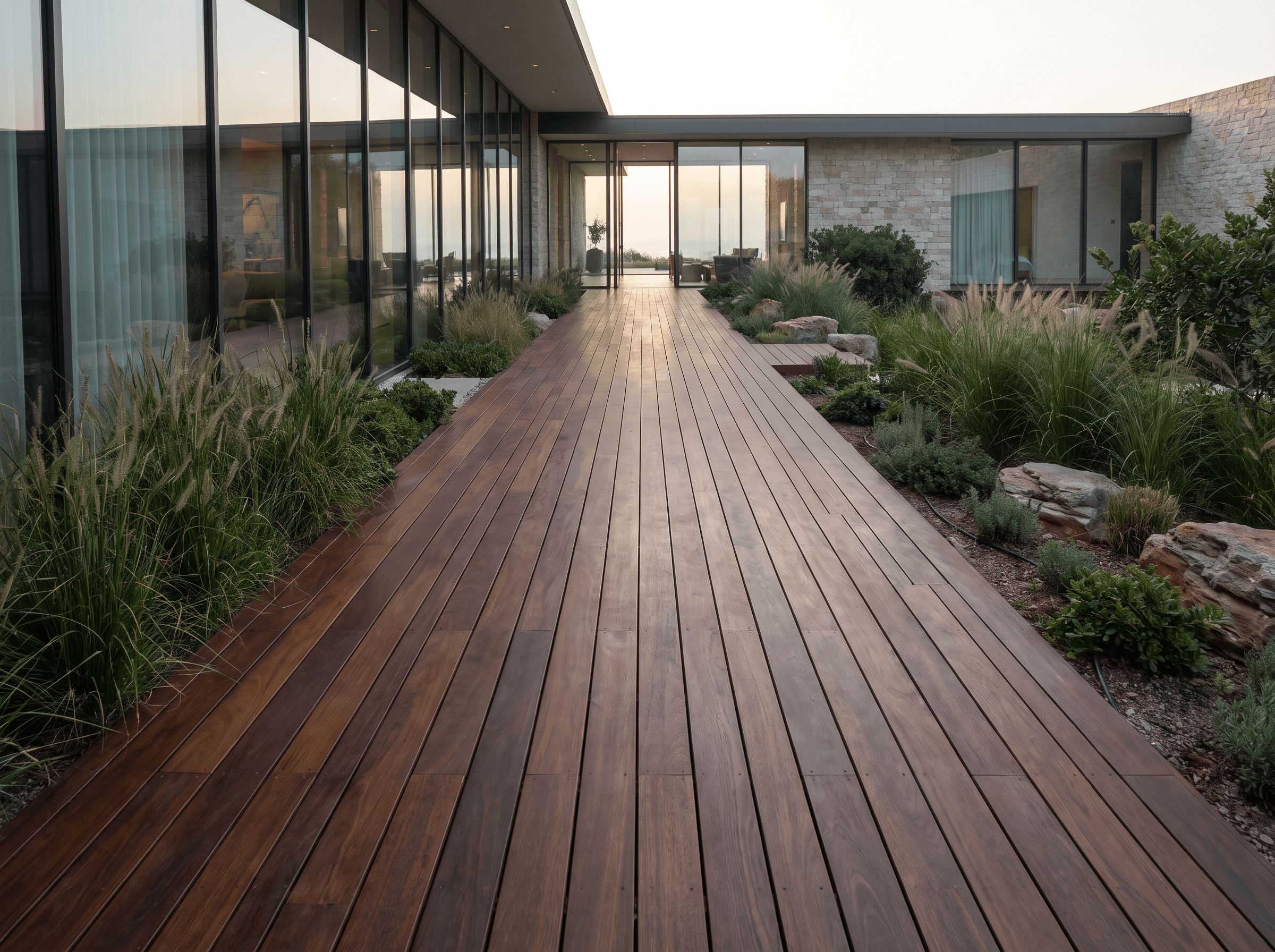 Natural Wood Decking 2