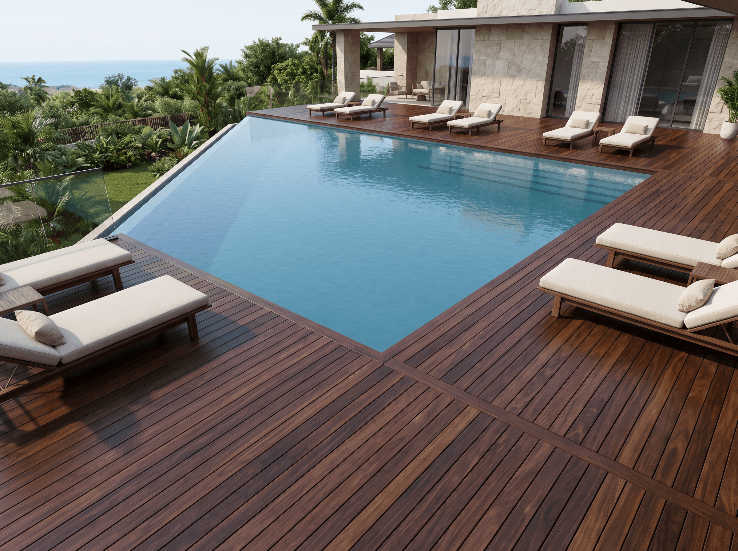Natural Wood Decking 3