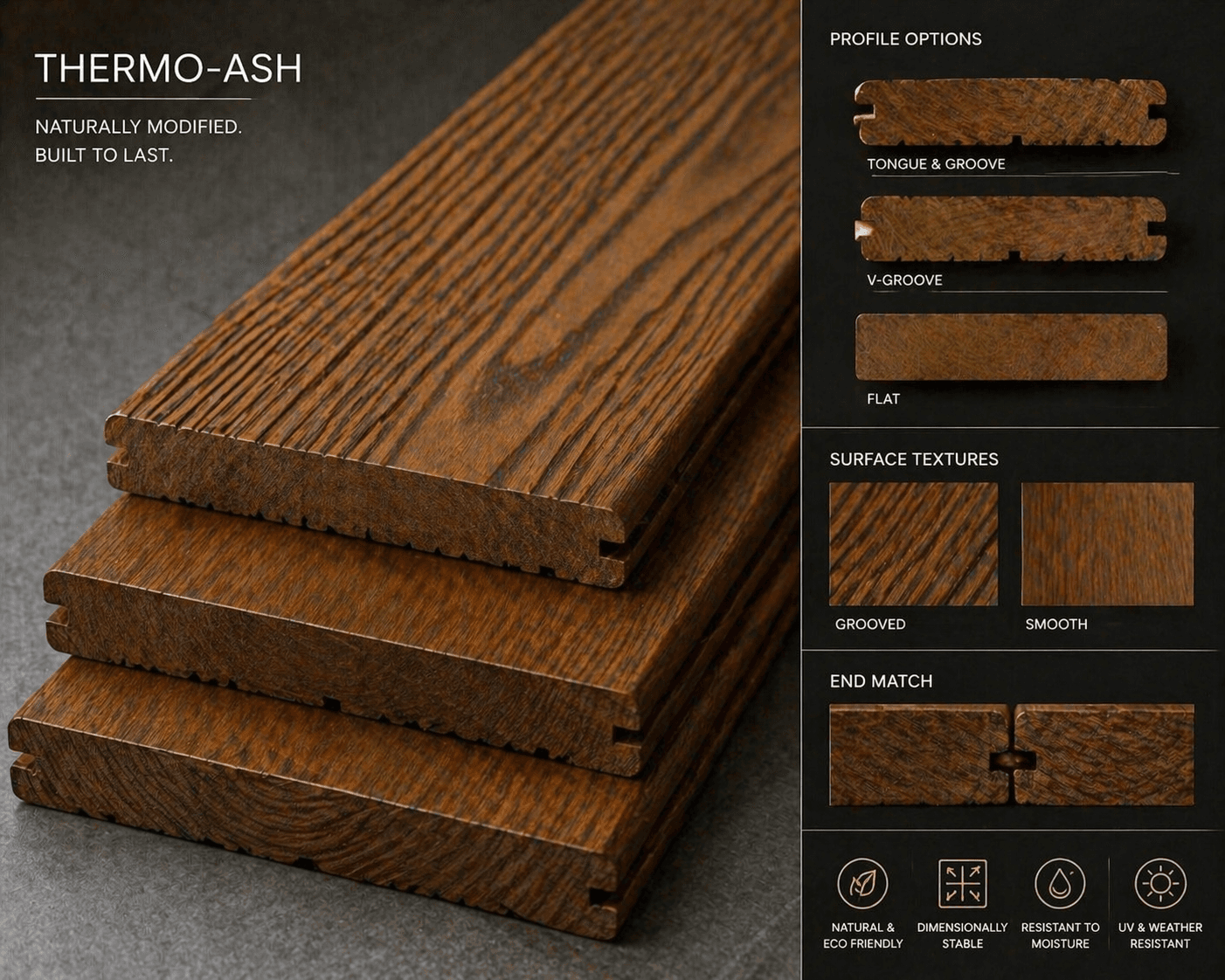 Thermo Ash Wood