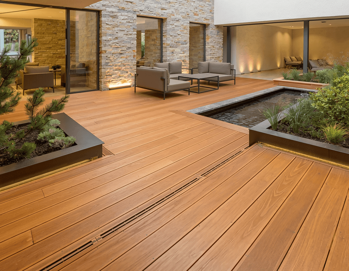 Natural Wood Decking 5